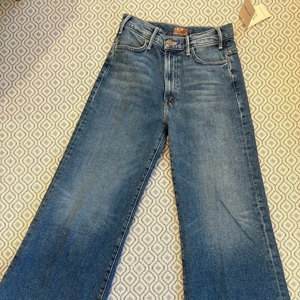 NWT MOTHER The Hustler Roller Ankle - Slip And Fall Blue (Medium) / 27 - Picture 1 of 6
